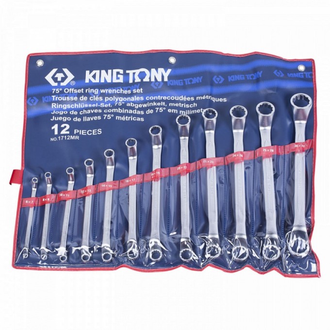 Набор накидных ключей KING TONY 1712MR 765693